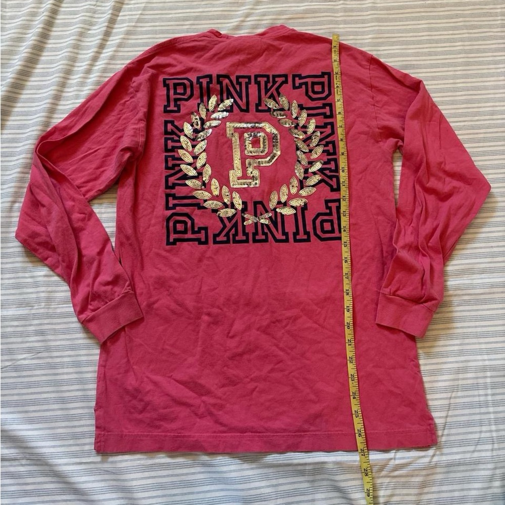 PINK Victoria's Secret Fuchsia Crew Neck Tee